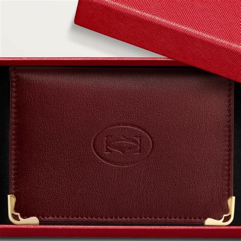 business card holder cartier|cartier card holder wallet.